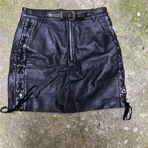 THE KOOPLES Leather Skirt